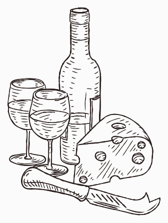 Savor — illustration from the Not-A-Salami insert card