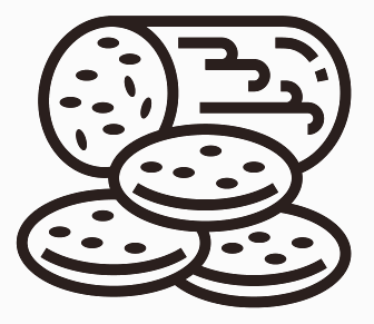 Slice — illustration from the Not-A-Salami insert card